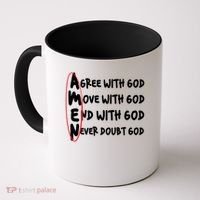 AMEN Christian Faith God Coffee Mug thumb 0