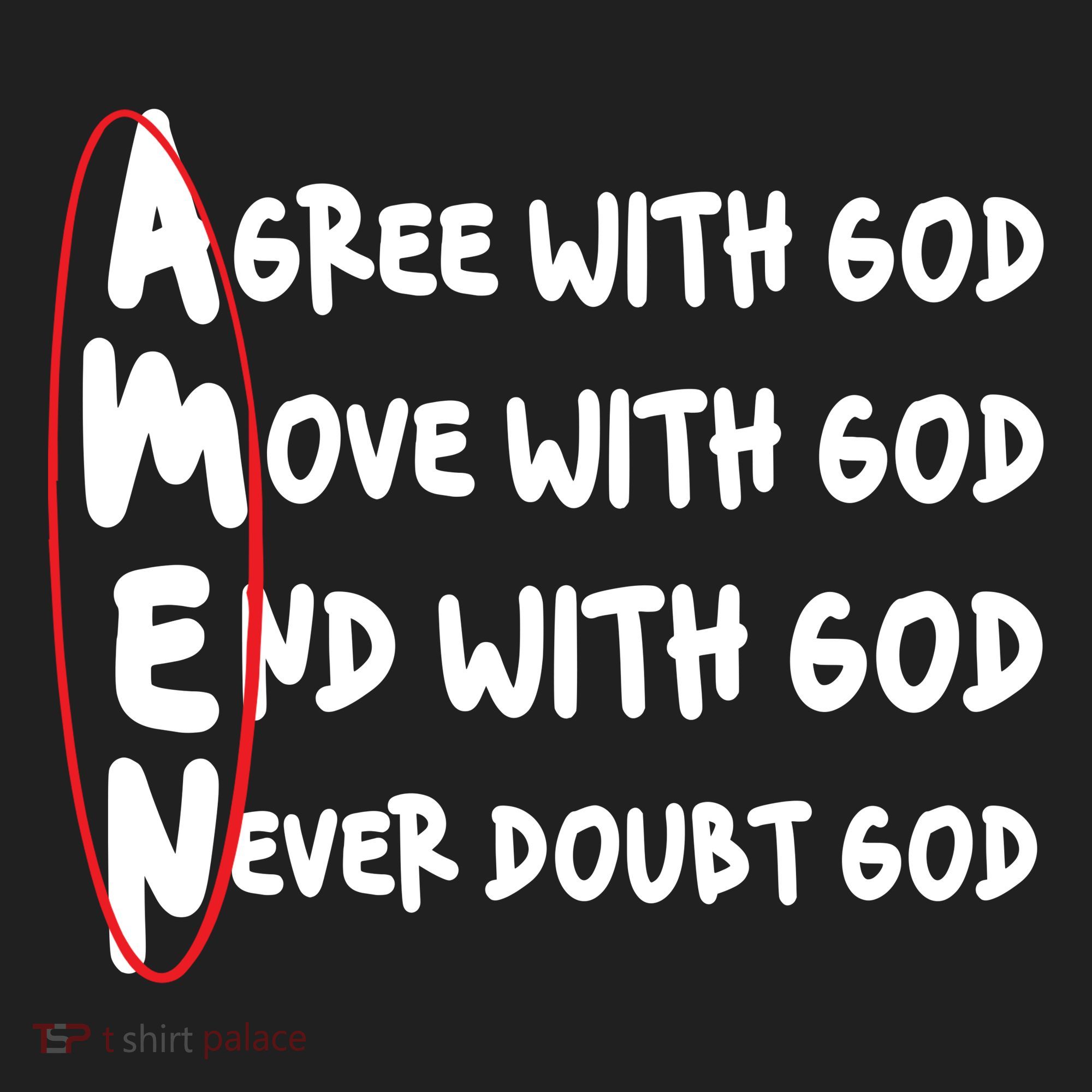 AMEN Christian Faith God District V.I.T. Heavyweight Hoodie