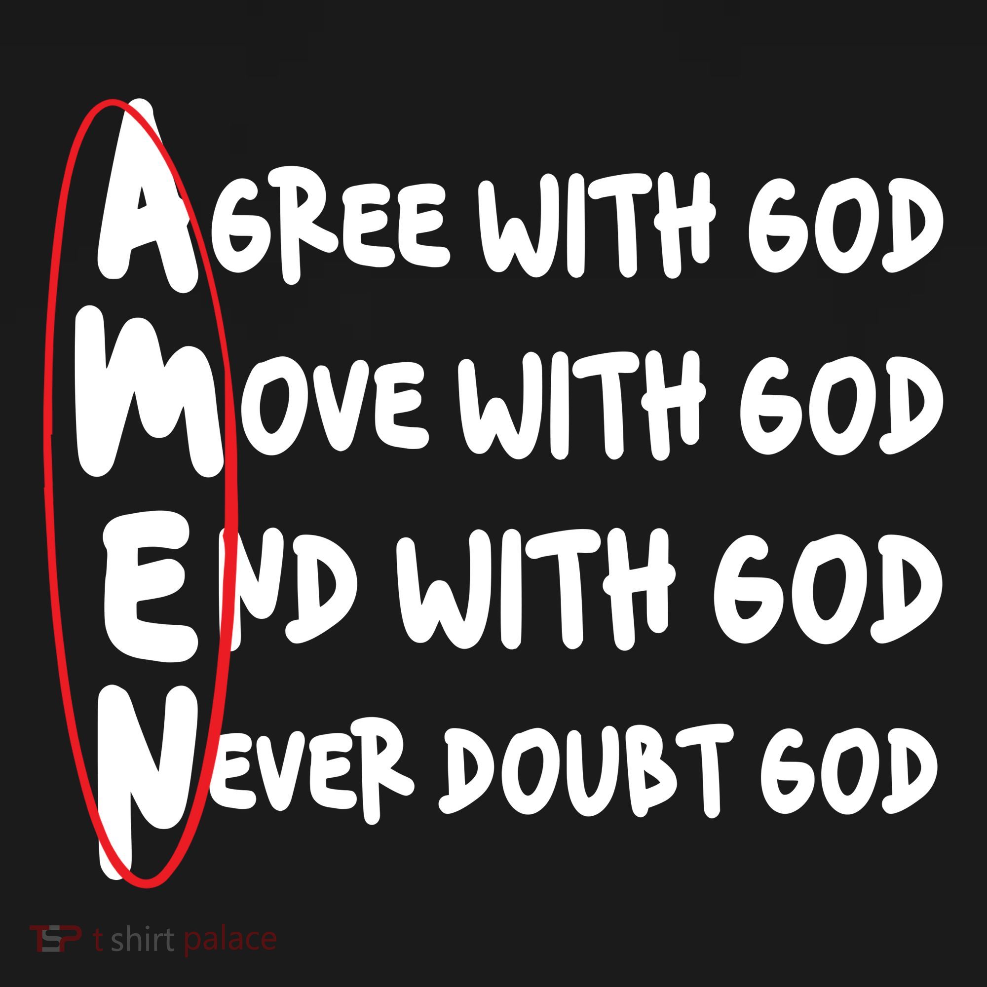 AMEN Christian Faith God Mousepad