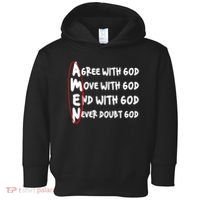 AMEN Christian Faith God Toddler Hoodie thumb 0