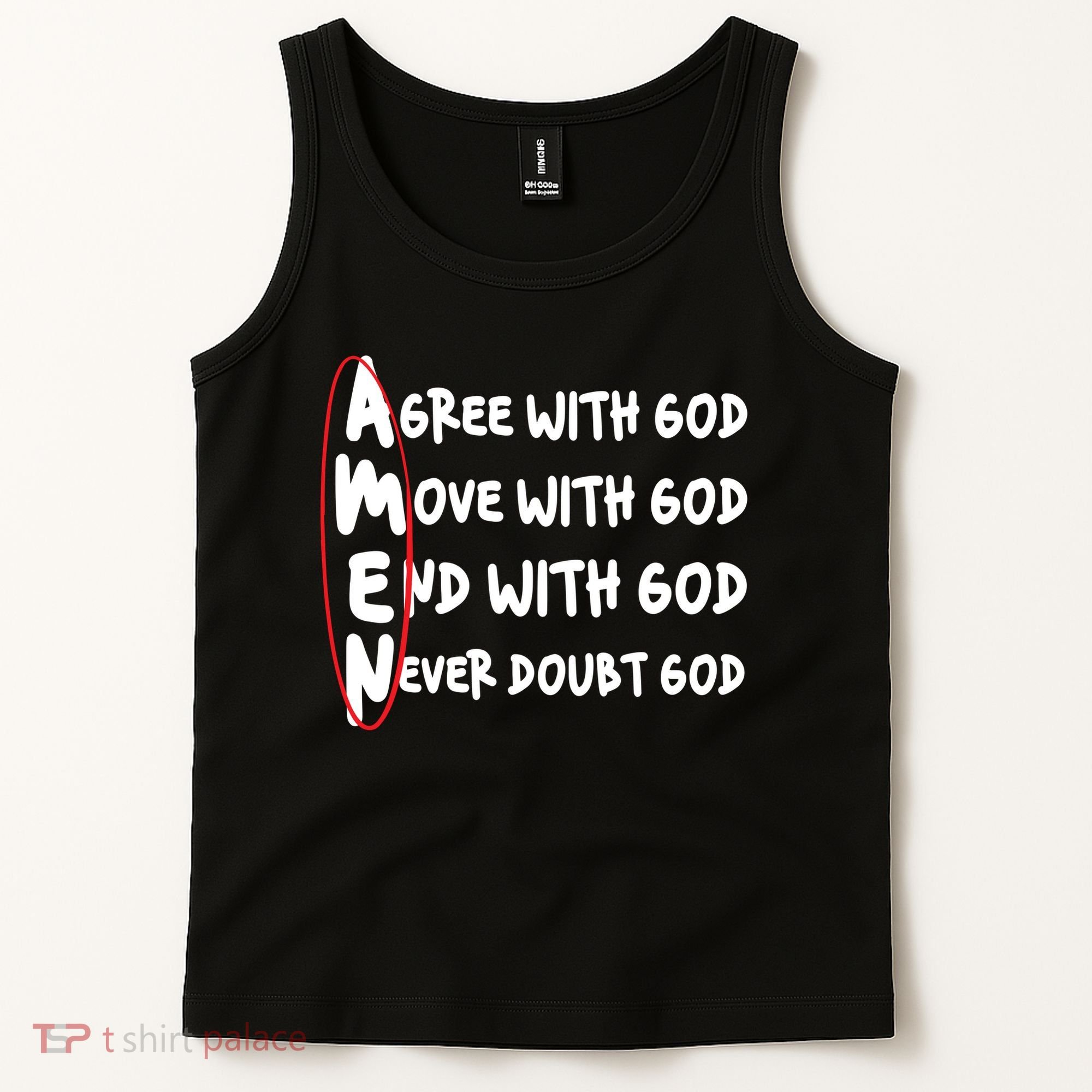 AMEN Christian Faith God Tank Top