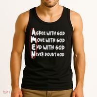 AMEN Christian Faith God Tank Top thumb 3