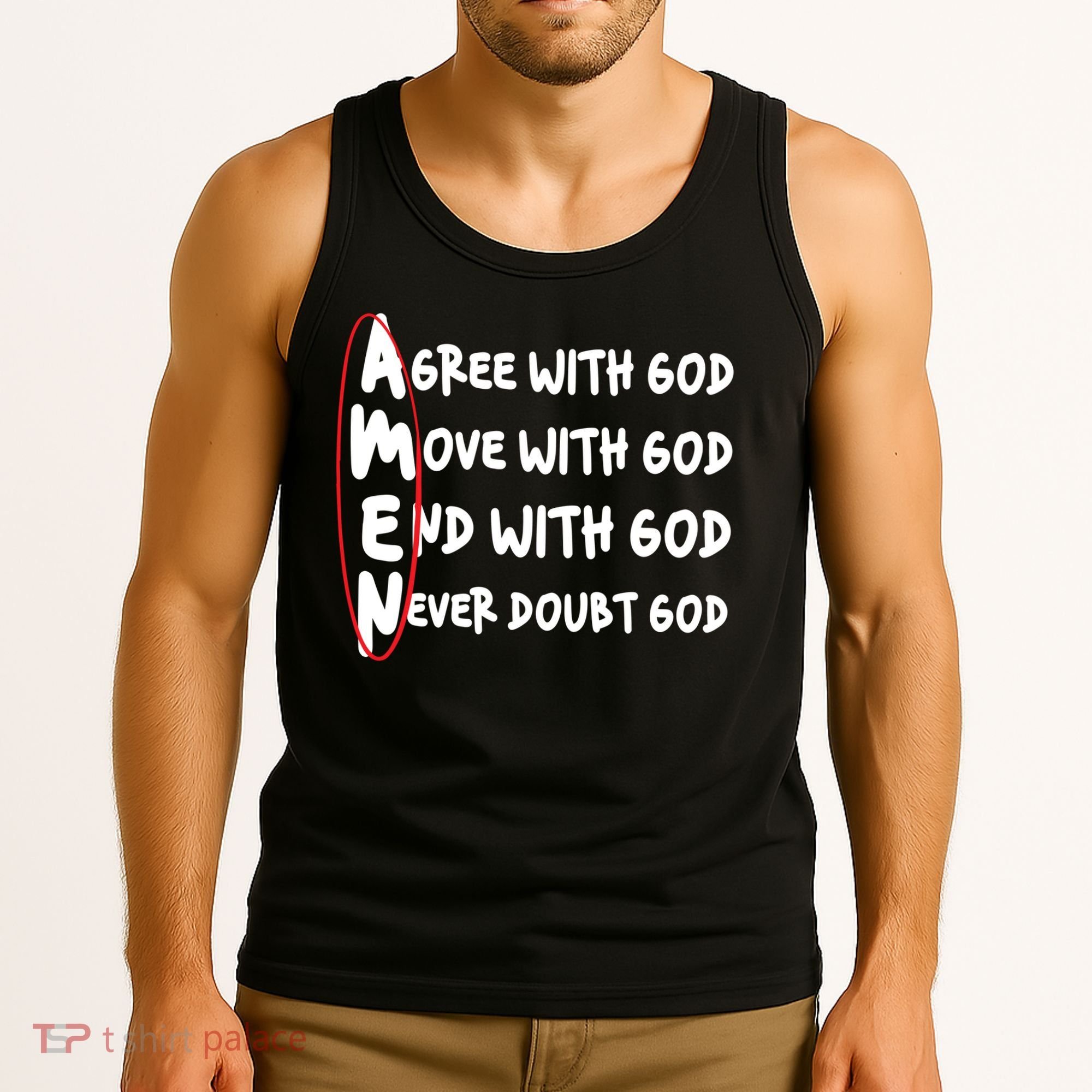 AMEN Christian Faith God Tank Top
