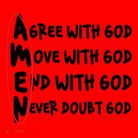 AMEN Christian Faith God Santa Hat thumb 1