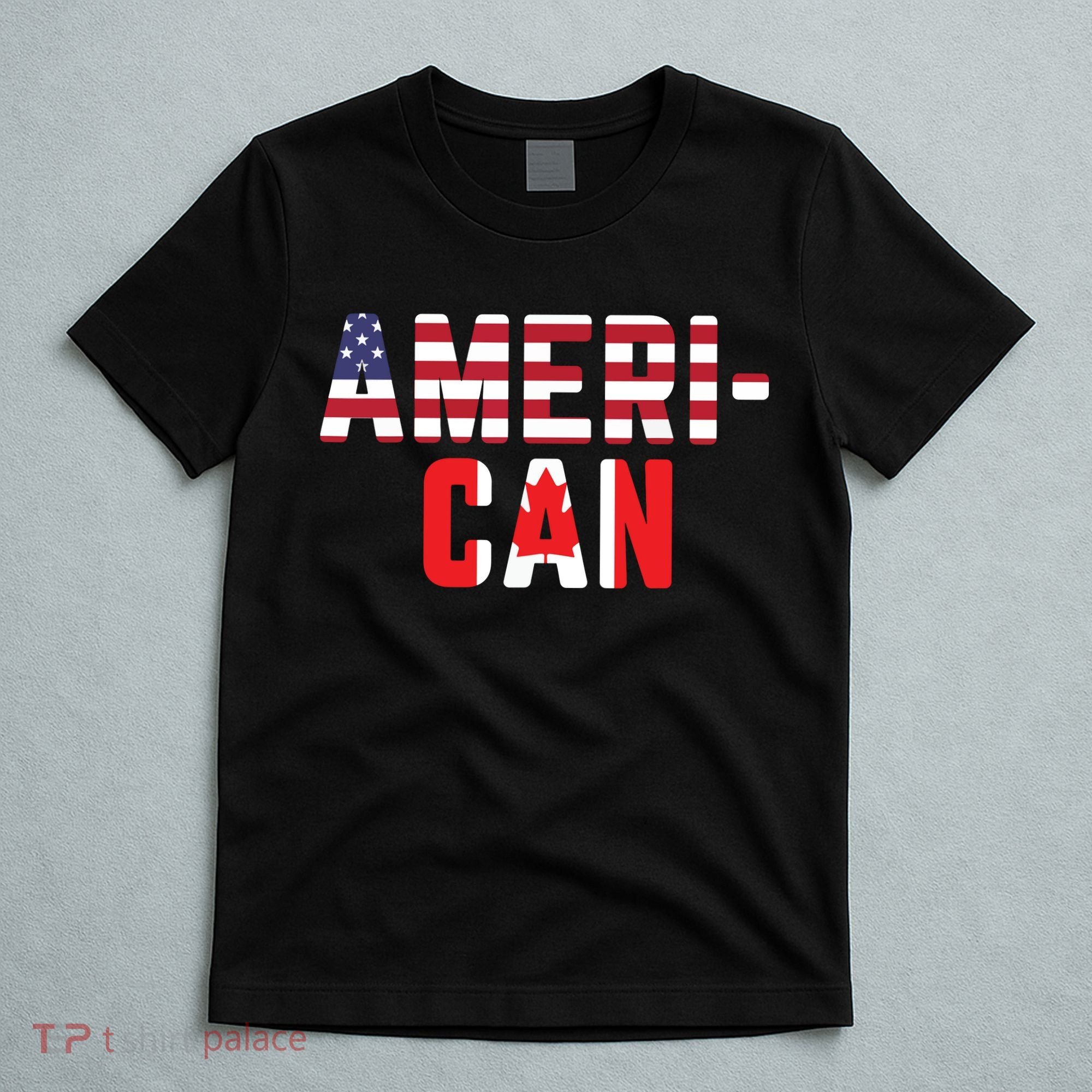 American Canadian Flag America Canada Patriotic T-Shirt