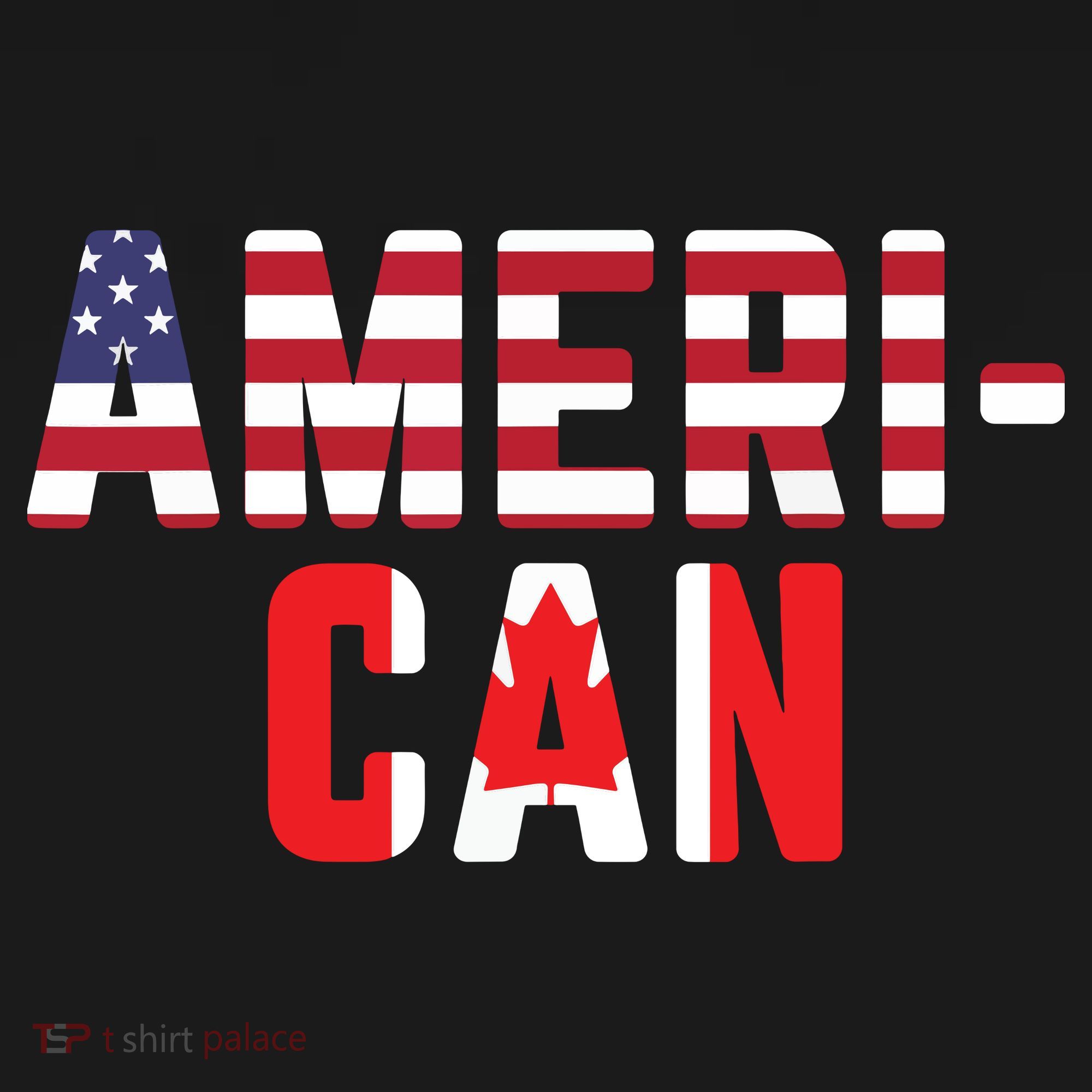 American Canadian Flag America Canada Patriotic Women's Hoodie
