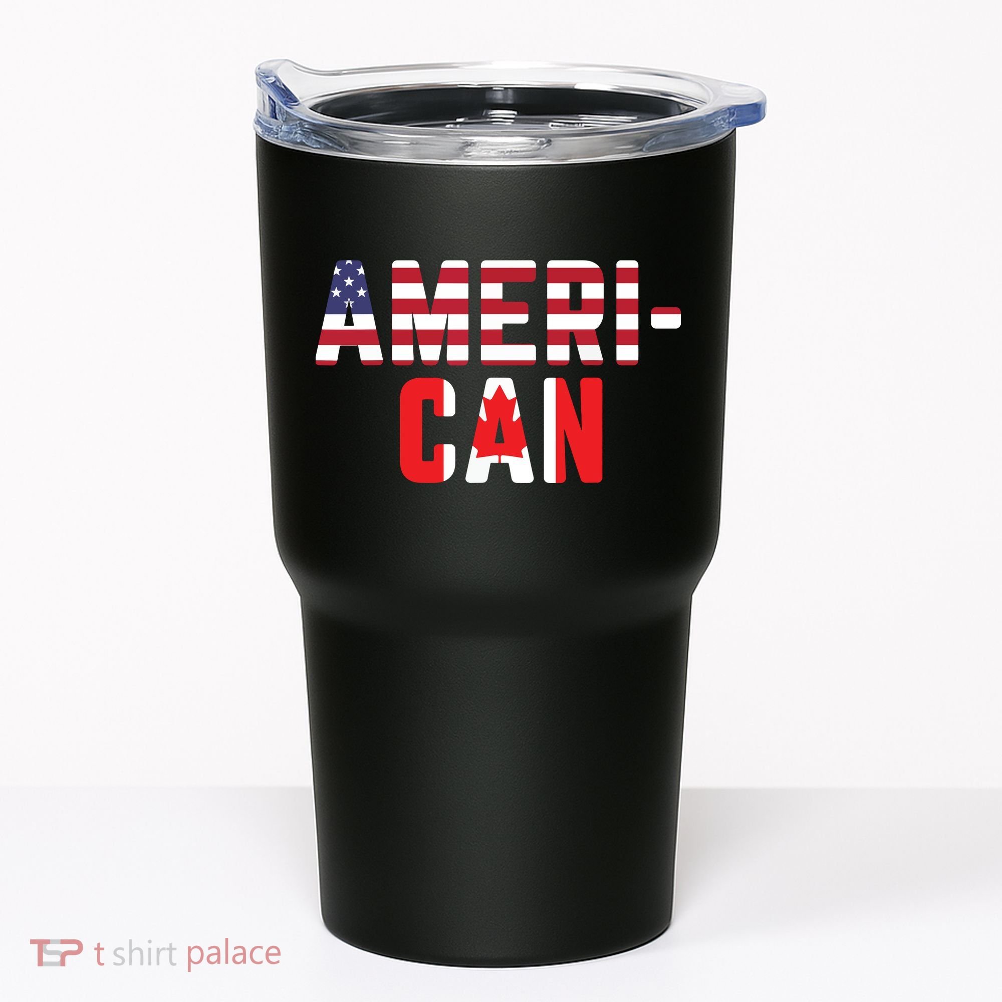 American Canadian Flag America Canada Patriotic Tumbler