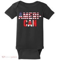 American Canadian Flag America Canada Patriotic Baby Bodysuit thumb 0