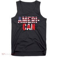 American Canadian Flag America Canada Patriotic Tank Top thumb 0