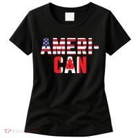 American Canadian Flag America Canada Patriotic Women's T-Shirt thumb 0