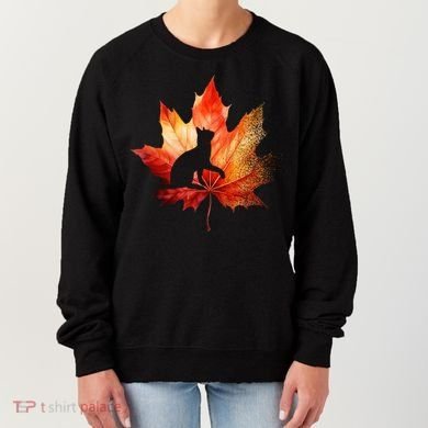 Autumn Cat Fall Lover Women's Sweatshirt