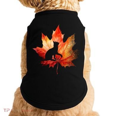 Autumn Cat Fall Lover Doggie Tank