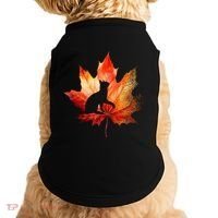 Autumn Cat Fall Lover Doggie Tank thumb 0
