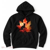Autumn Cat Fall Lover Hoodie thumb 0