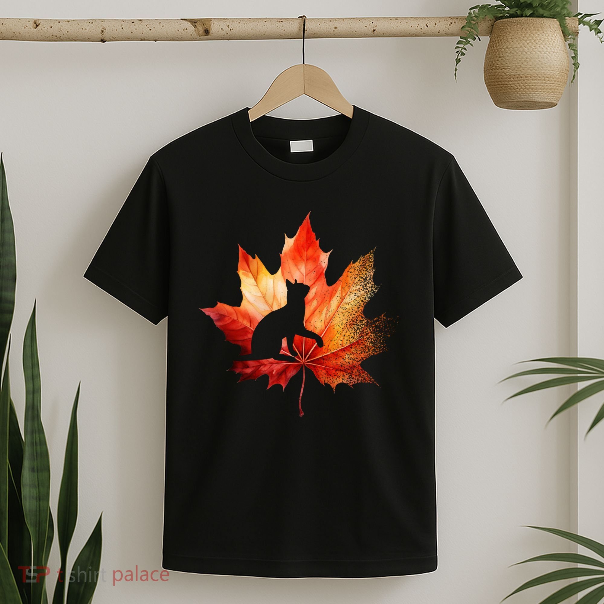 Autumn Cat Fall Lover T-Shirt