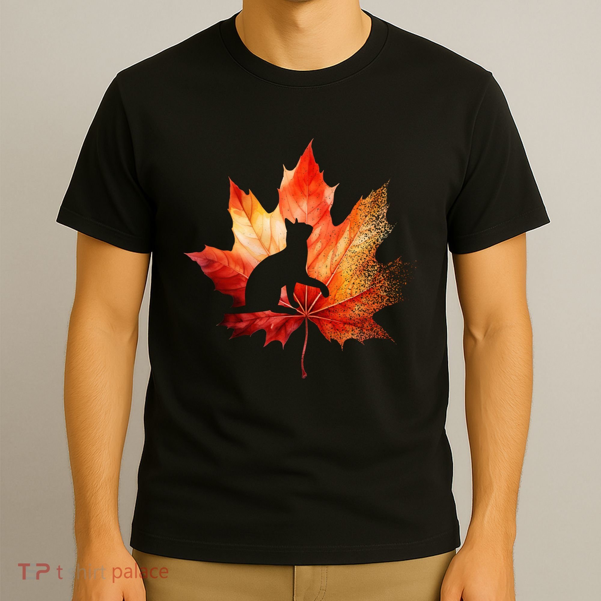 Autumn Cat Fall Lover T-Shirt