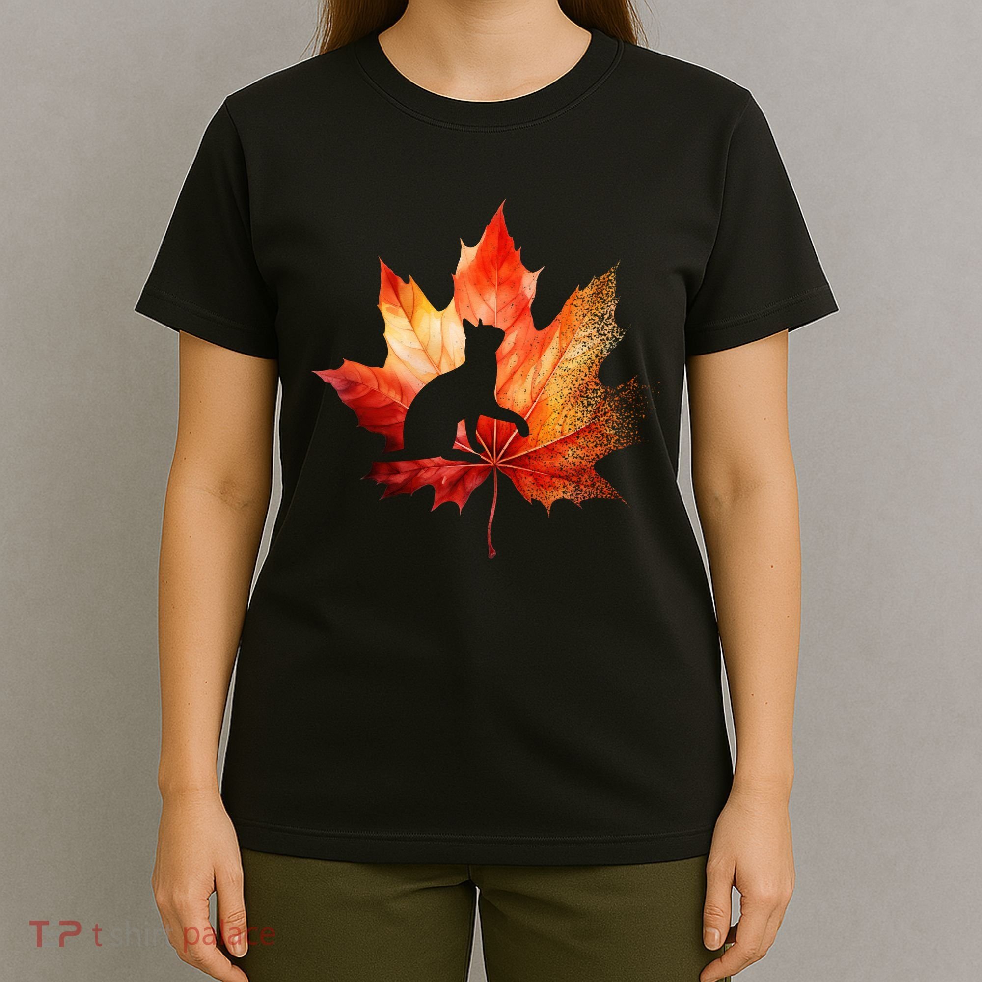 Autumn Cat Fall Lover T-Shirt