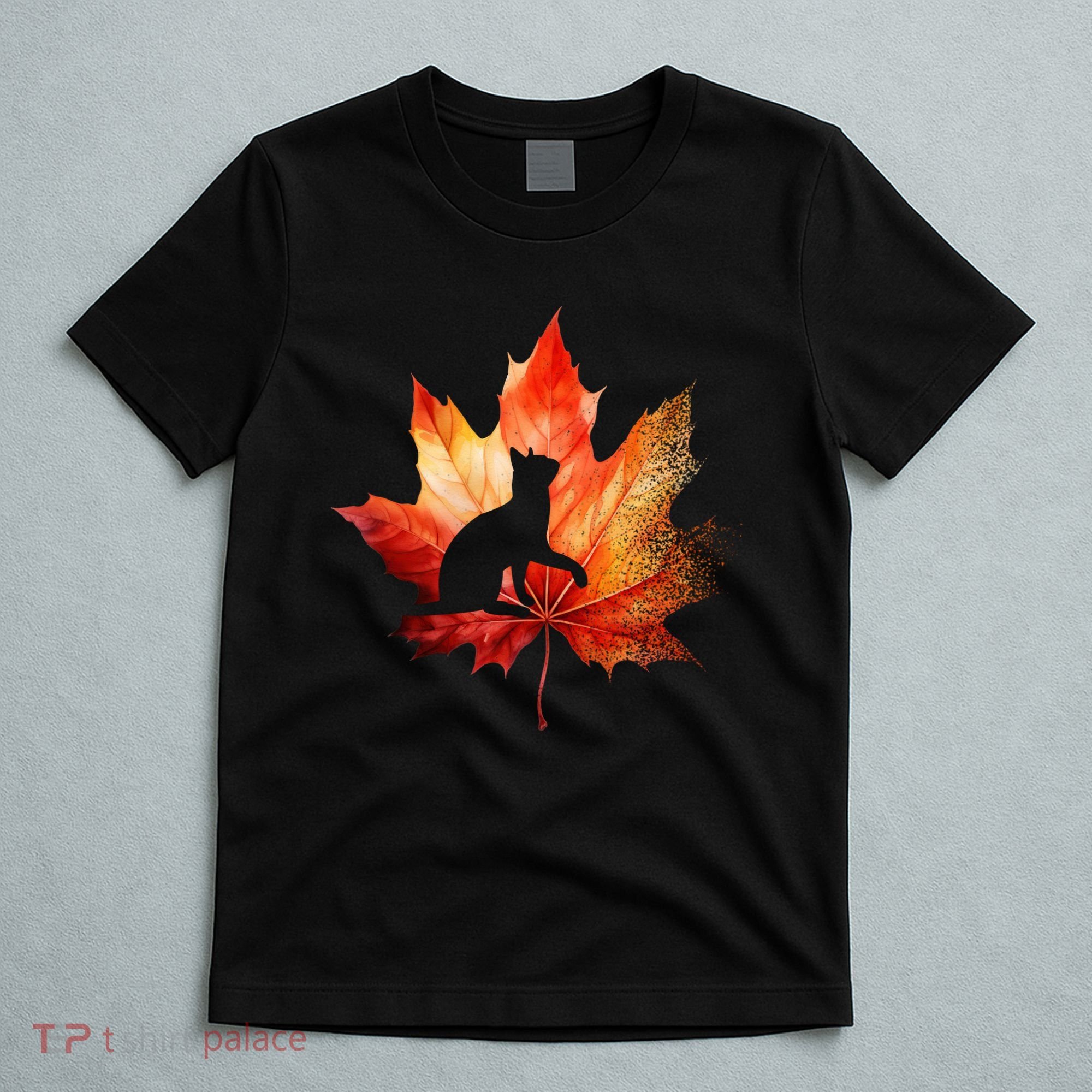 Autumn Cat Fall Lover T-Shirt