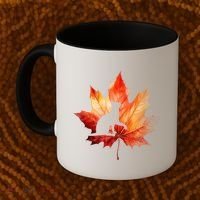 Autumn Cat Fall Lover Coffee Mug thumb 2