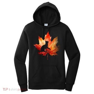 Autumn Cat Fall Lover Women's Hoodie