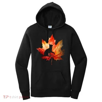 Autumn Cat Fall Lover Women's Hoodie