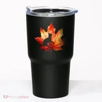 Autumn Cat Fall Lover Tumbler thumb 0
