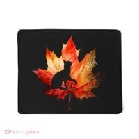 Autumn Cat Fall Lover Mousepad thumb 0