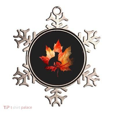 Autumn Cat Fall Lover Ornament