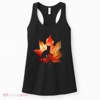 Autumn Cat Fall Lover Women's Tank Top thumb 0