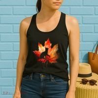 Autumn Cat Fall Lover Women's Tank Top thumb 2
