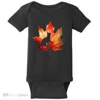 Autumn Cat Fall Lover Baby Bodysuit thumb 0