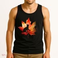Autumn Cat Fall Lover Tank Top thumb 3