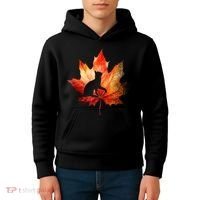 Autumn Cat Fall Lover Kids Hoodie thumb 4