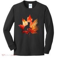 Autumn Cat Fall Lover Kids Long Sleeve Shirt thumb 0