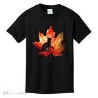 Autumn Cat Fall Lover Kids T-Shirt thumb 0