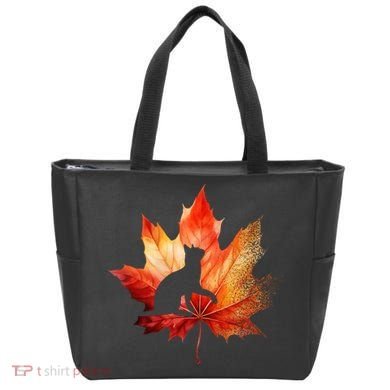 Autumn Cat Fall Lover Tote Bag