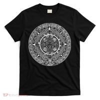 Aztec Calendar God Calendar Serpent Mesoamerica T-Shirt thumb 0