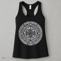 Aztec Calendar God Calendar Serpent Mesoamerica Women's Tank Top thumb 3
