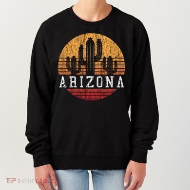Arizona Cool Gift Gift Vintage Retro Cactus Gift Women's Sweatshirt