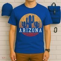 Arizona Cool Gift Gift Vintage Retro Cactus Gift T-Shirt thumb 6