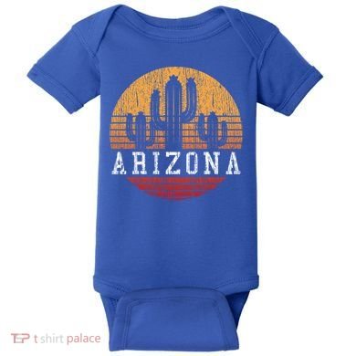 Arizona Cool Gift Gift Vintage Retro Cactus Gift Baby Bodysuit