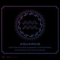 Aquarius Character Gift Flat Bill Trucker Hat thumb 2