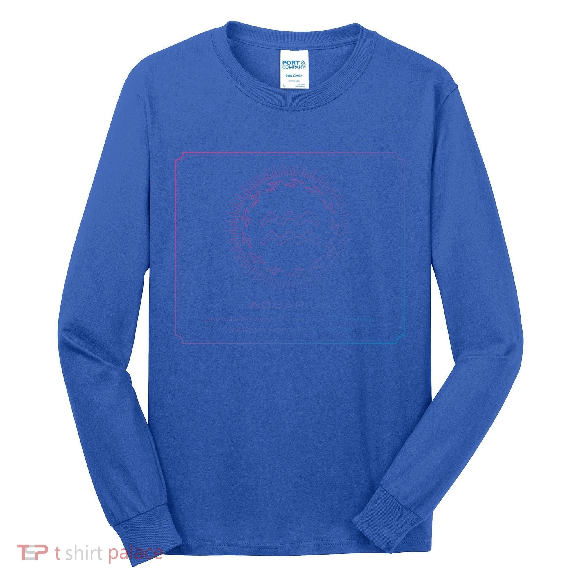 Aquarius Character Gift Tall Long Sleeve Shirt