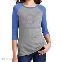 Aquarius Character Gift Women's Tri-Blend 3/4-Sleeve Raglan Shirt thumb 2