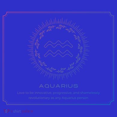 Aquarius Character Gift Women's Tri-Blend 3/4-Sleeve Raglan Shirt