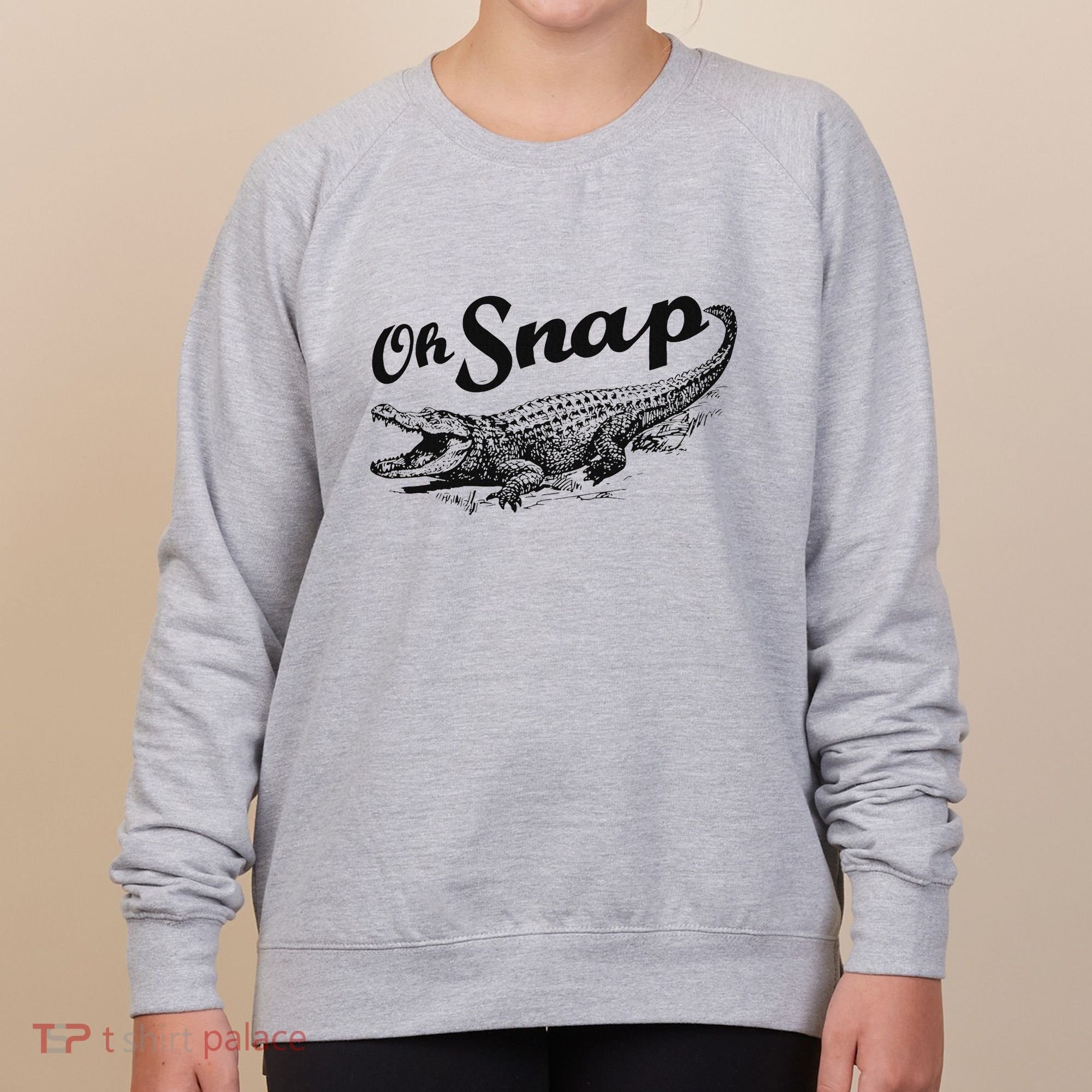 Alligator Crocodile Gator Oh Snap Women's Sweatshirt