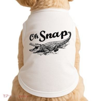 Alligator Crocodile Gator Oh Snap Doggie Tank