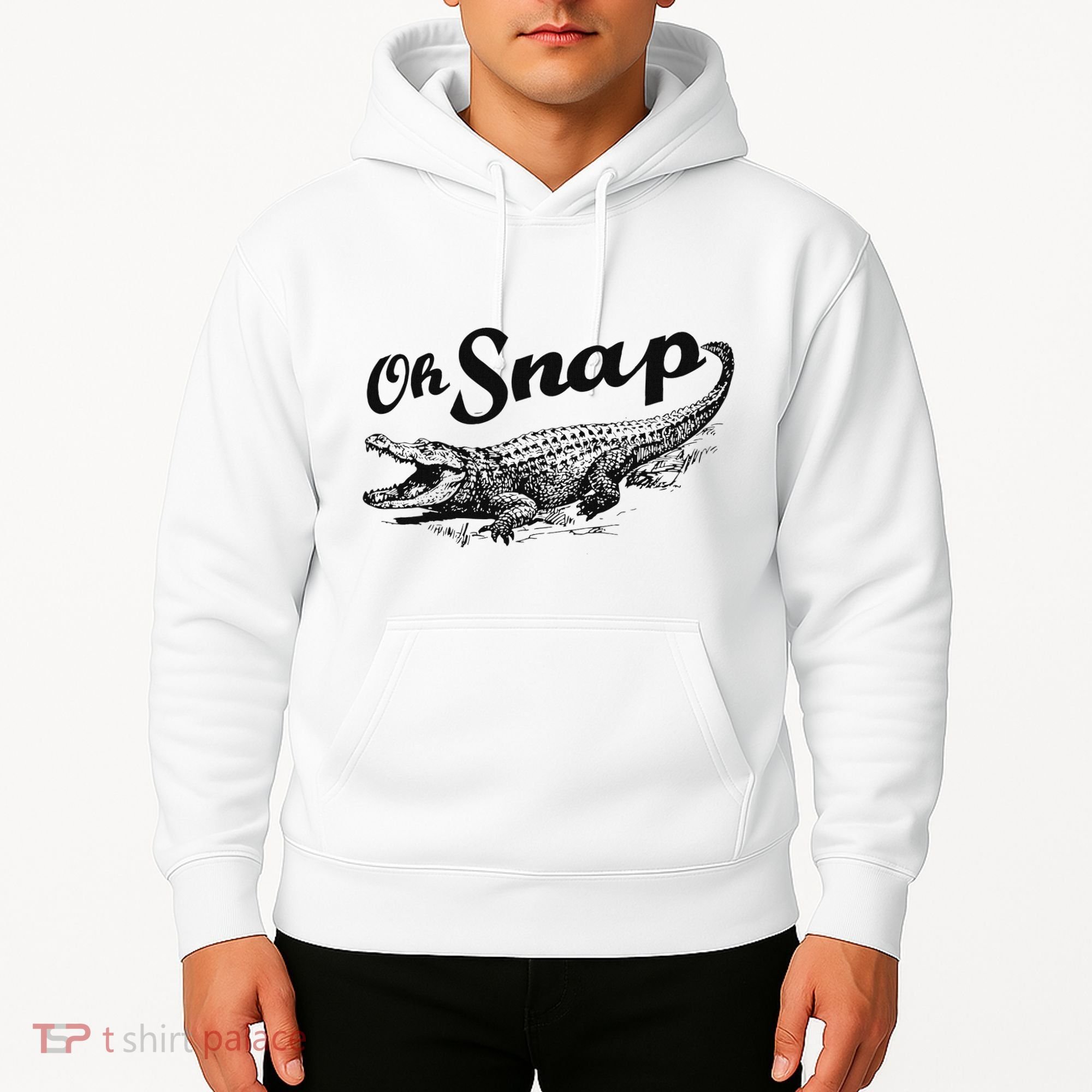 Alligator Crocodile Gator Oh Snap Hoodie