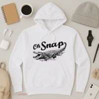 Alligator Crocodile Gator Oh Snap Hoodie thumb 3