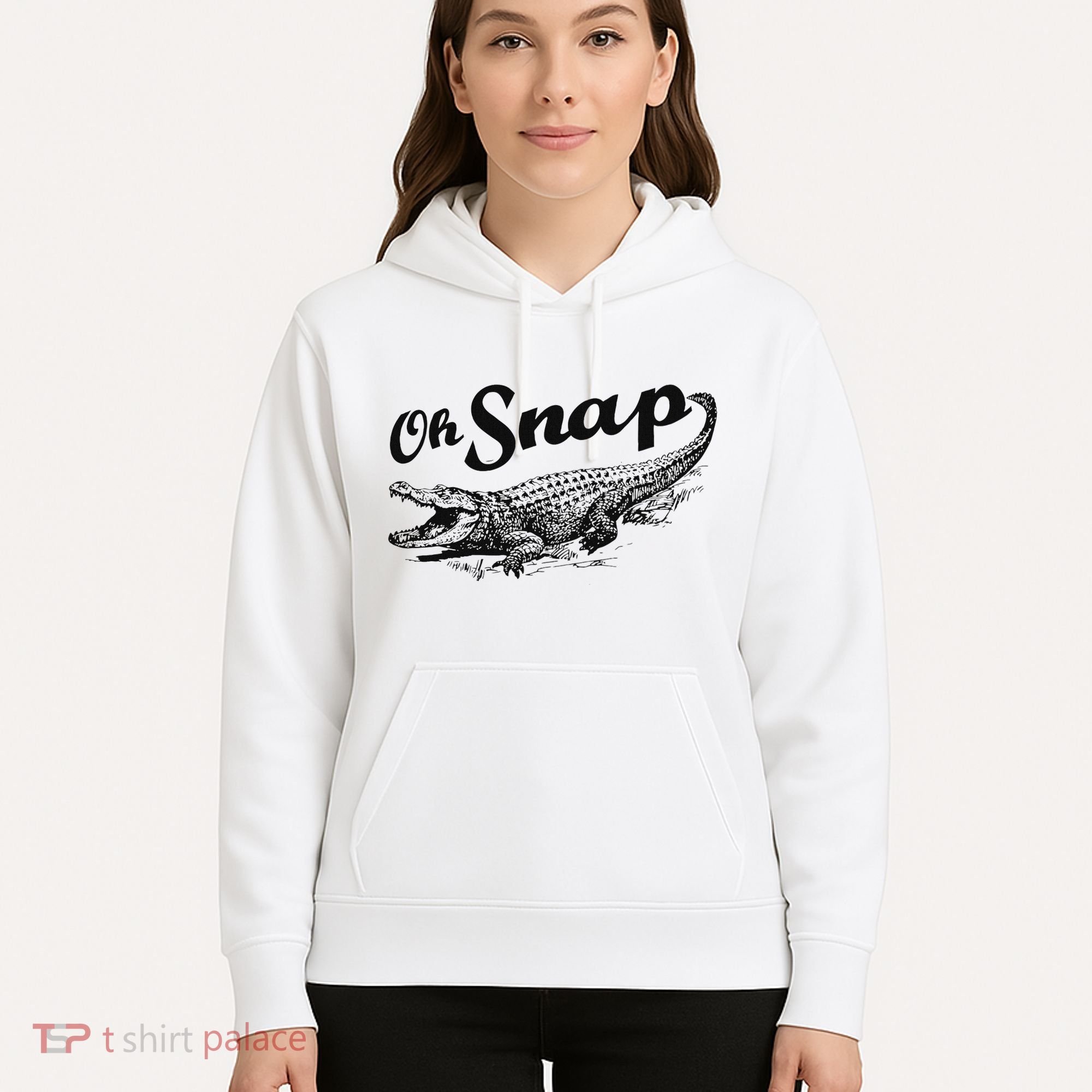 Alligator Crocodile Gator Oh Snap Hoodie